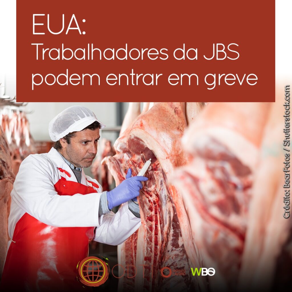 Trabalhadores da fábrica da JBS em Greeley se preparam para iniciar a primeira greve de frigoríficos do país em décadas