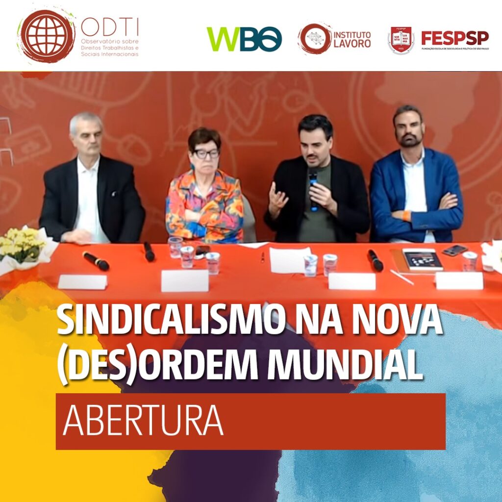Sindicalismo na nov (des)ordem mundial